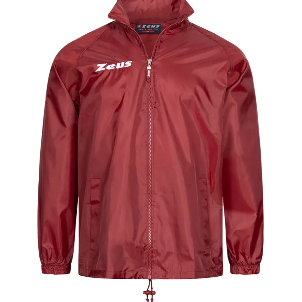 Zeus Regenjacke Dunkelrot