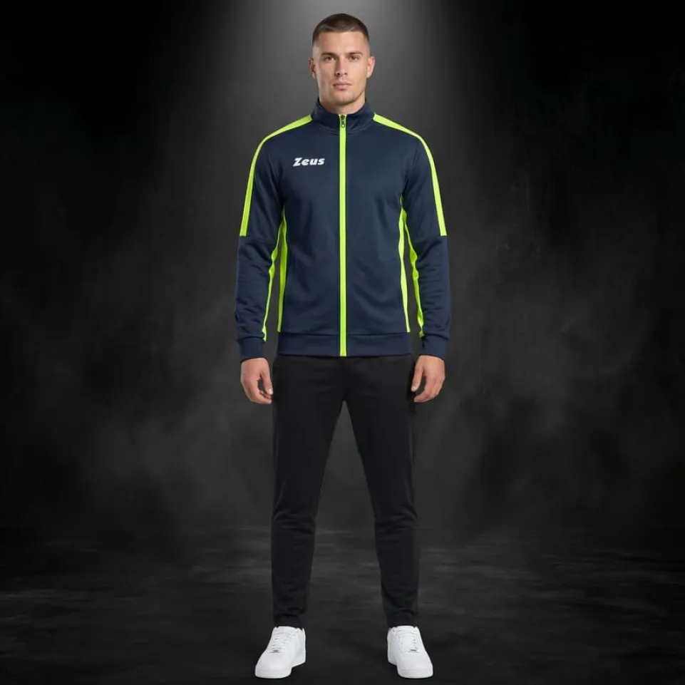 Zeus Relax Start Herren Präsentations Jacke blau/gelb