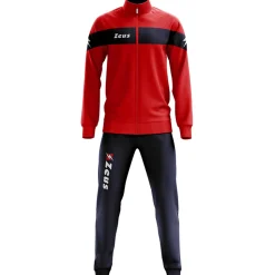Zeus Tuta Apollo Herren Trainingsanzug Rot Navy
