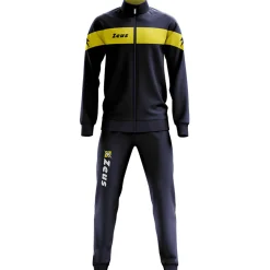 Zeus Tuta Apollo Herren Trainingsanzug Navy Gelb