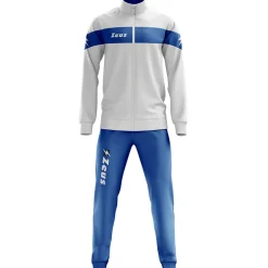 Zeus Tuta Apollo Herren Trainingsanzug Weiß Blau