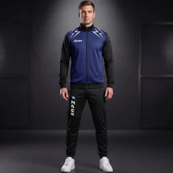 Zeus Tuta Easy Trainingsanzug Schwarz Blau