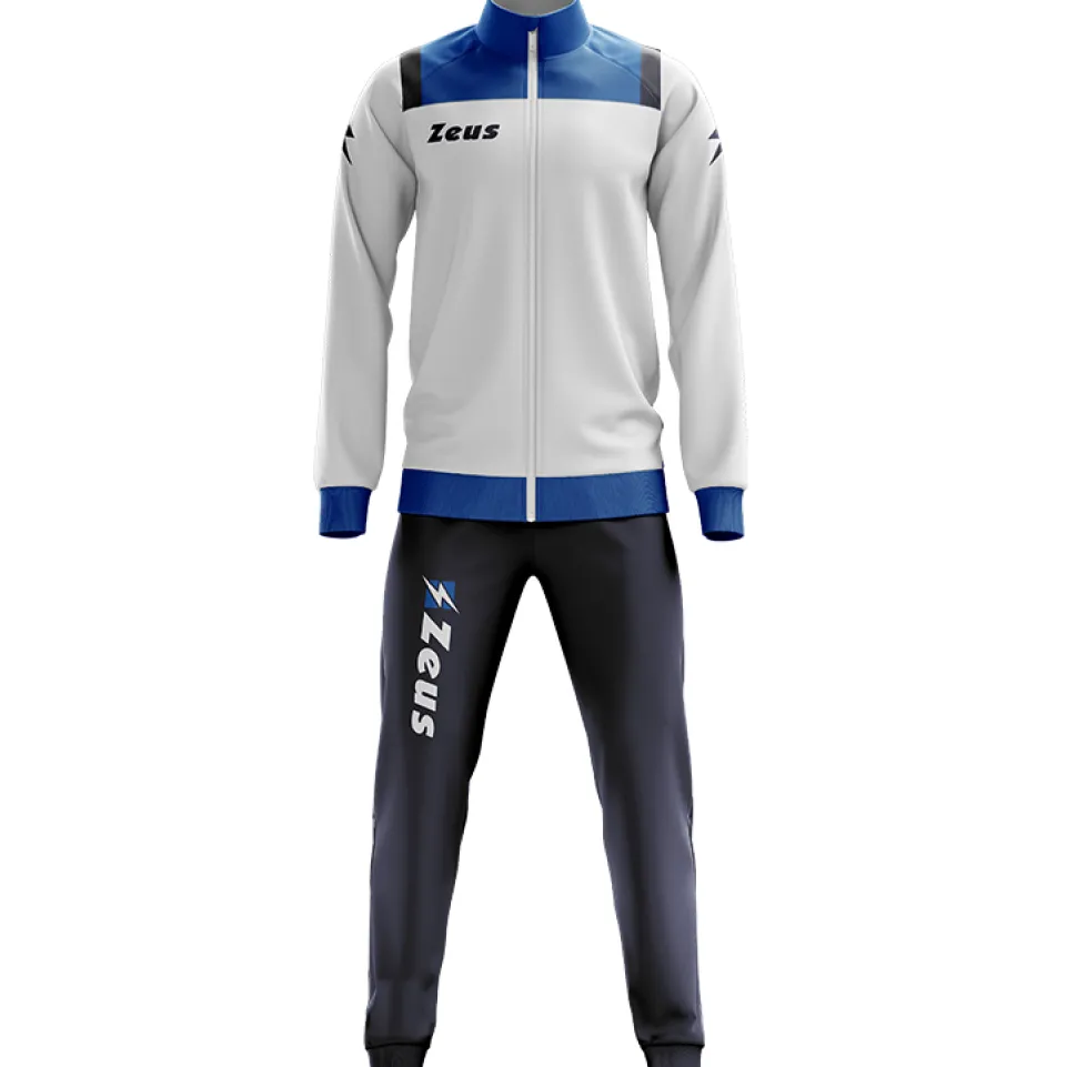 Zeus Tuta Relax Vesuvio Herren Trainingsanzug Weiß Blau