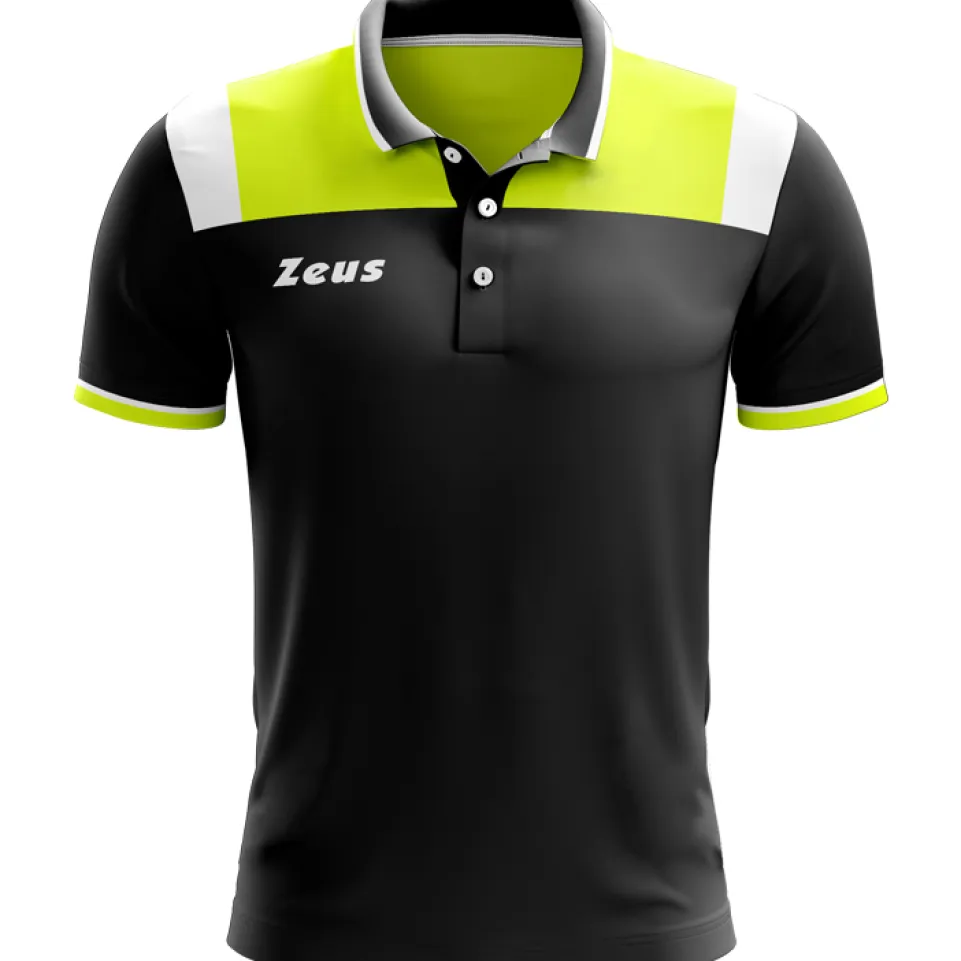 Zeus Vesuvio Herren Polo-Shirt neongelb