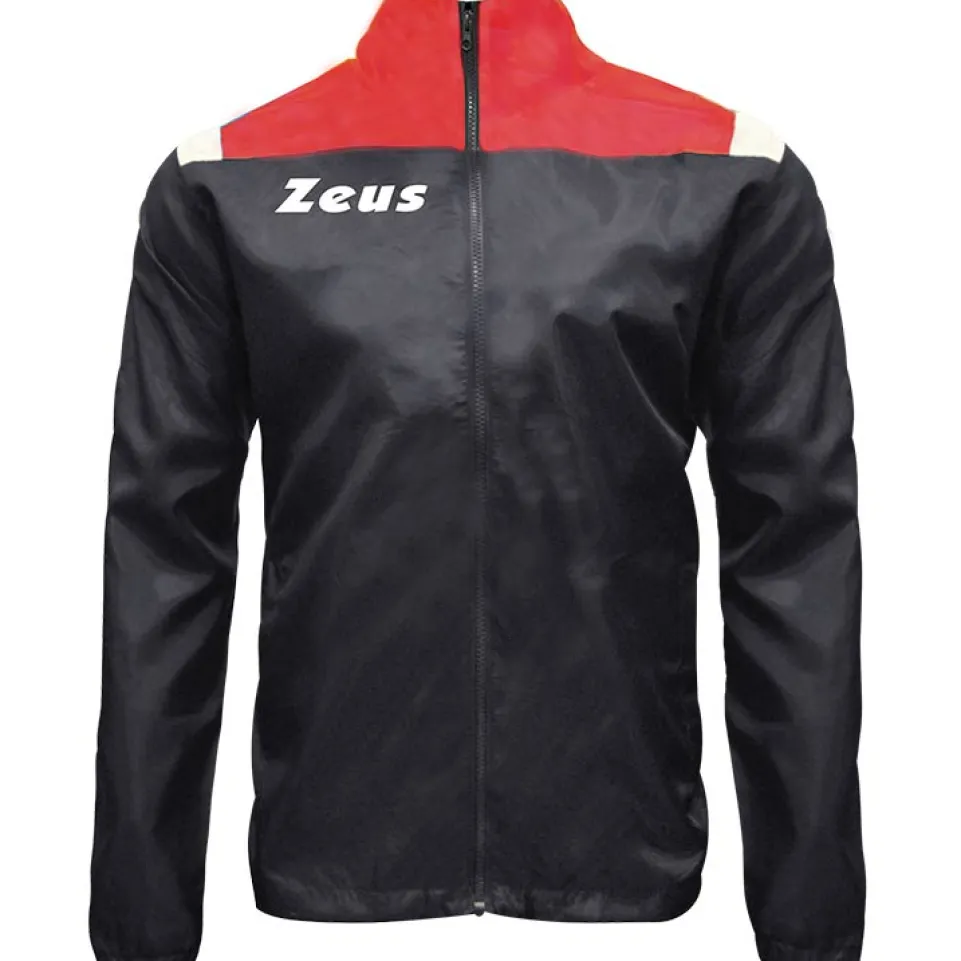 Zeus Vesuvio Regenjacke rot grau