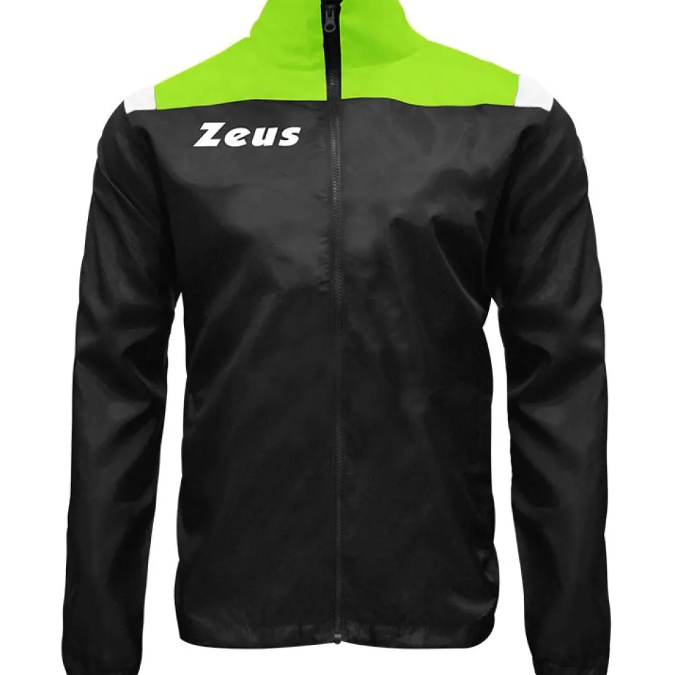 Zeus Vesuvio Regenjacke schwarz neon grün