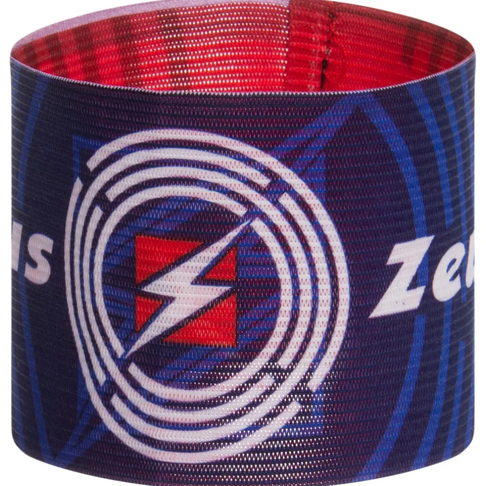 Zeus wendbare Kapitänsbinde Navy Rot