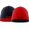 Zeus Wende Beanie Wintermütze Rot Navy